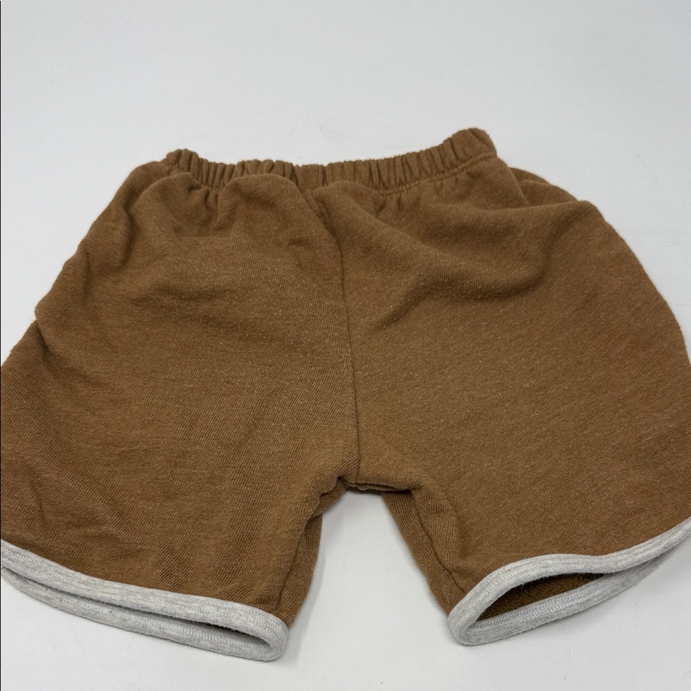 Cozy Brown Kid’s Shorts Elastic Waist Size 5/6 - Picture 4 of 6